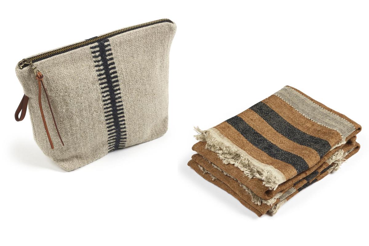 Kleines Täschchen und Gästehandtuch von LIBECO