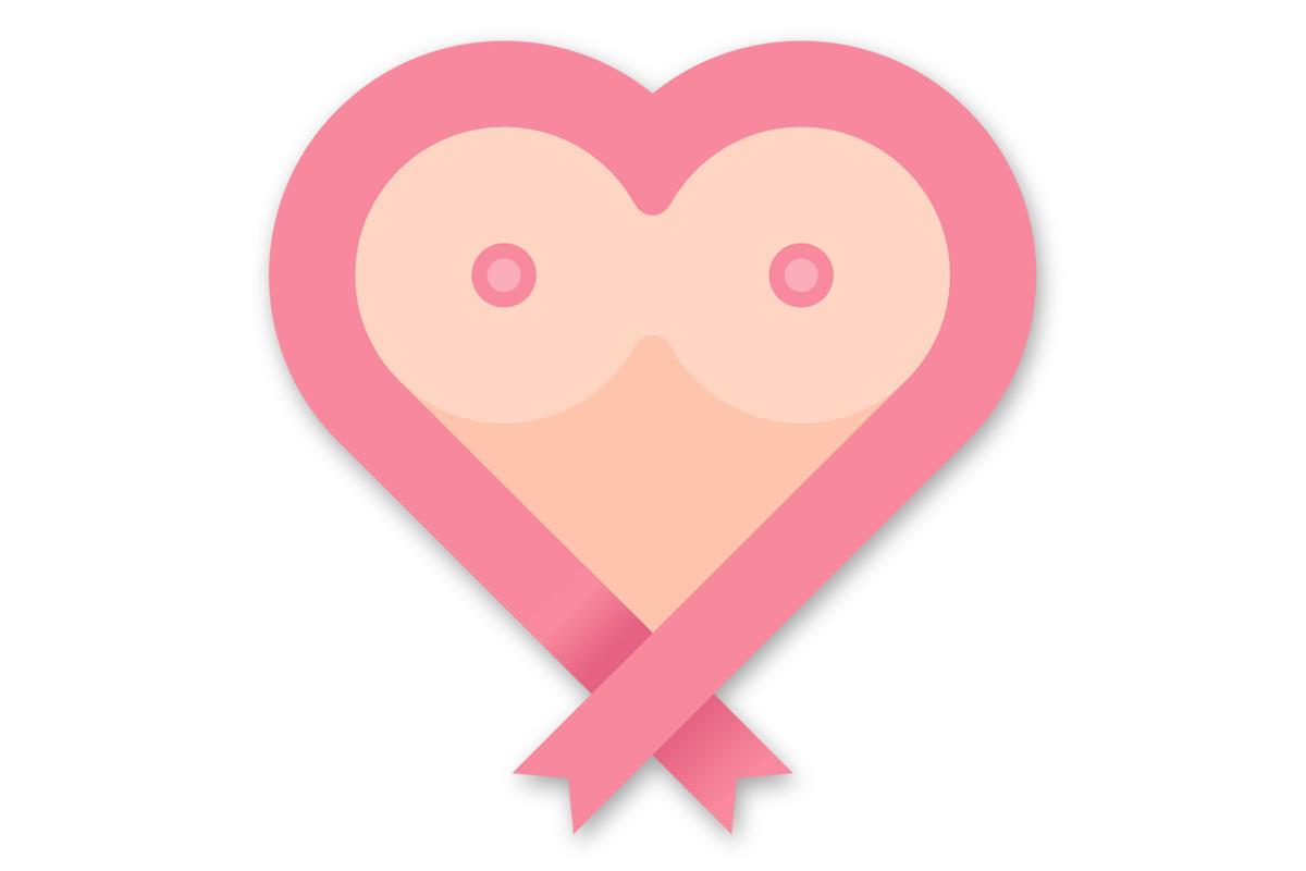 Illustration von Rike Hofmann/We Love You All zum Thema Gendermedizin und Brustkrebsvorsorge