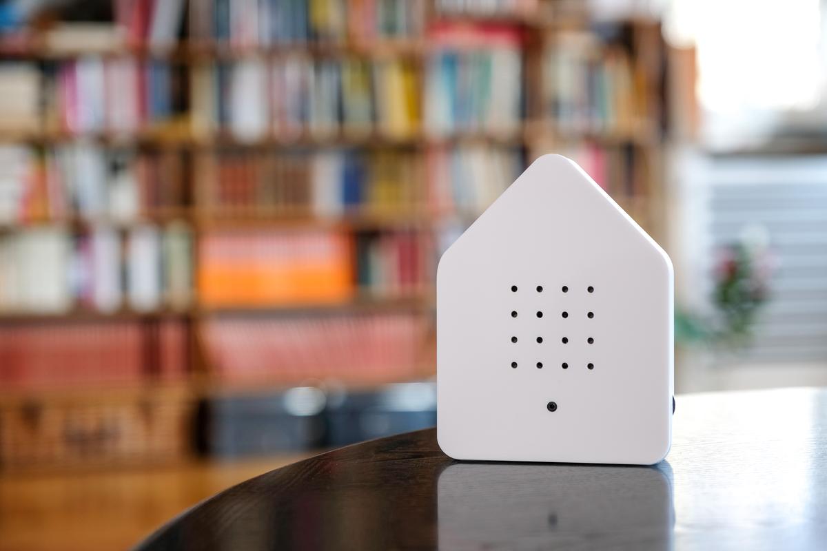 Zwitscherbox im Wohnzimmer