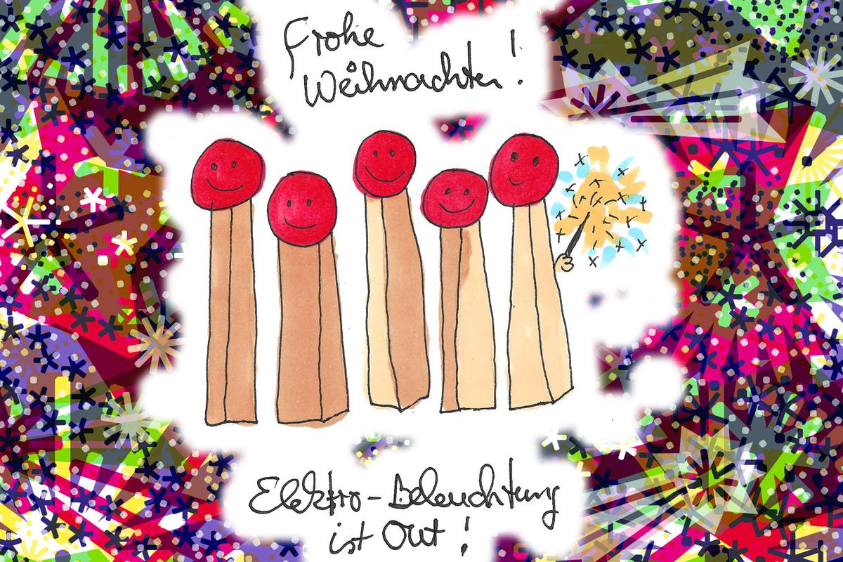 Illustration zum Xundheitspackerl Dezember 2022 von Cosima Reif