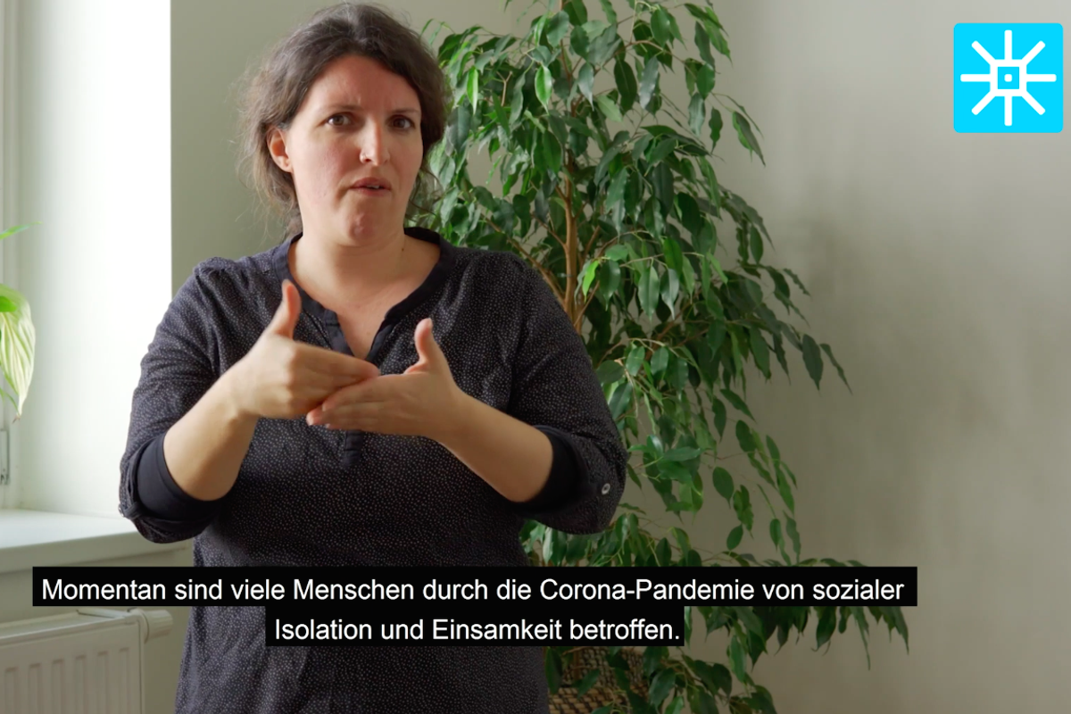 Titelbild ÖGS-Video: Soziale Isolation und Einsamkeit in Corona-Zeiten mit Dr. Liv Zaslawski