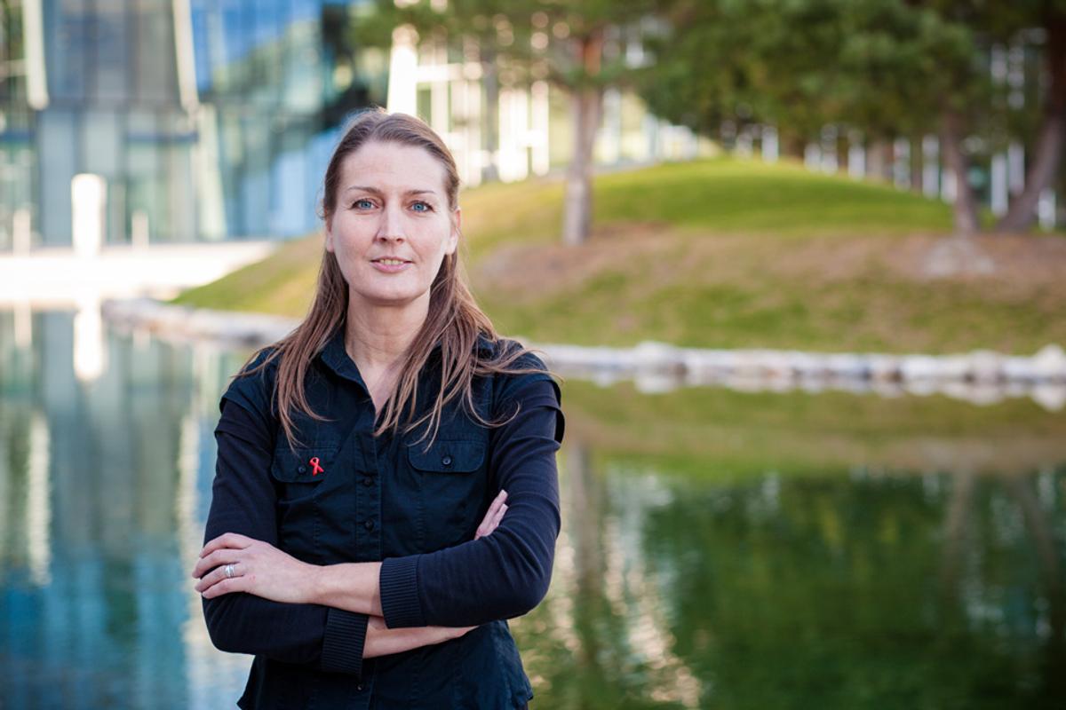 Bild von Birgit Leichsenring, Wissenschaftskommunikatorin und HIV-Expertin