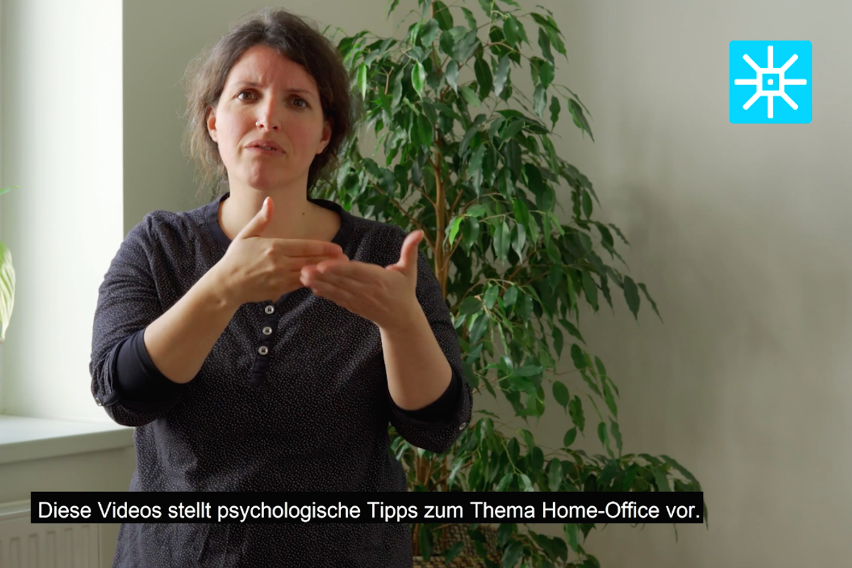 Titelbild ÖGS-Video: Psychologische Tipps für das Homeoffice mit Dr. Liv Zaslawski