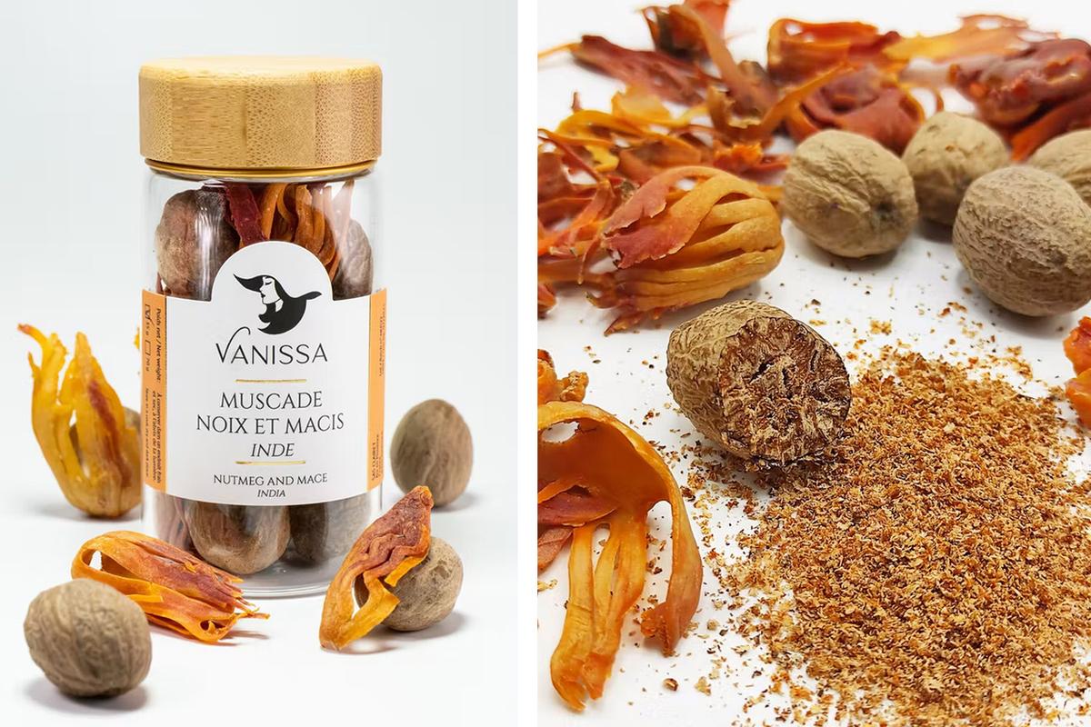 Muskatnuss und Muskatblüte von Vanissa