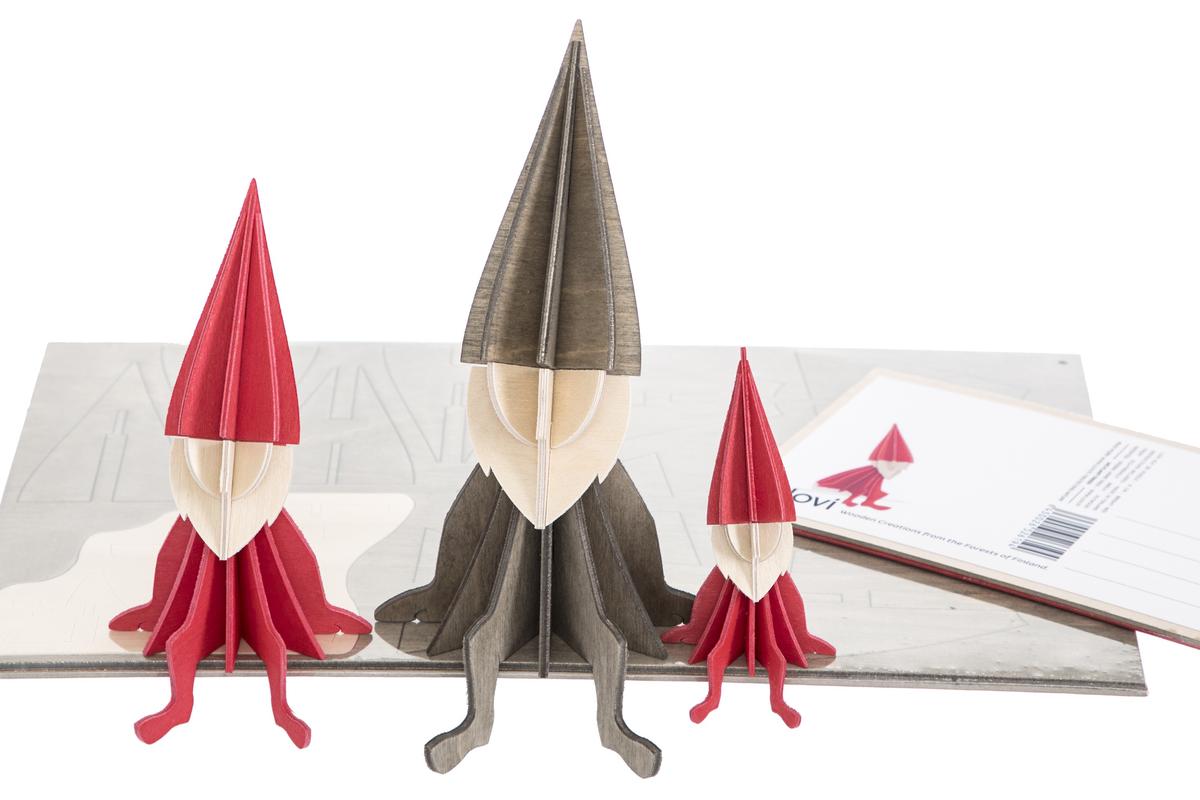 Weihnachtselfen aus Holz von Lovi